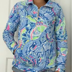 Colorful Lilly Pultizer 3/4 zip!